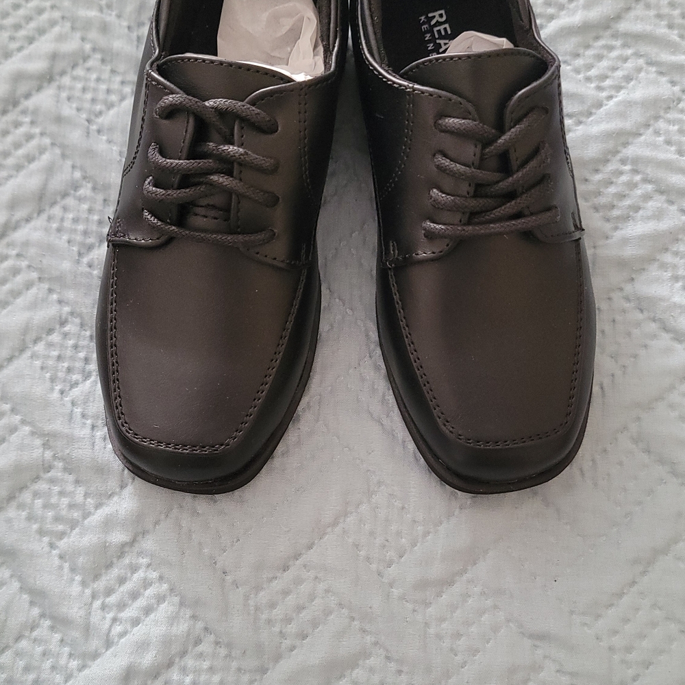 Reaction Kenneth Cole Kids Black Dress Shoes